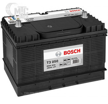 Аккумулятор Bosch T3 [0092T3050] 6СТ-105 Ач L EN800 А 330x172x240мм